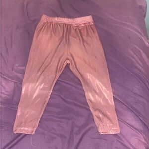 Kids Shimmering Pink Leggings